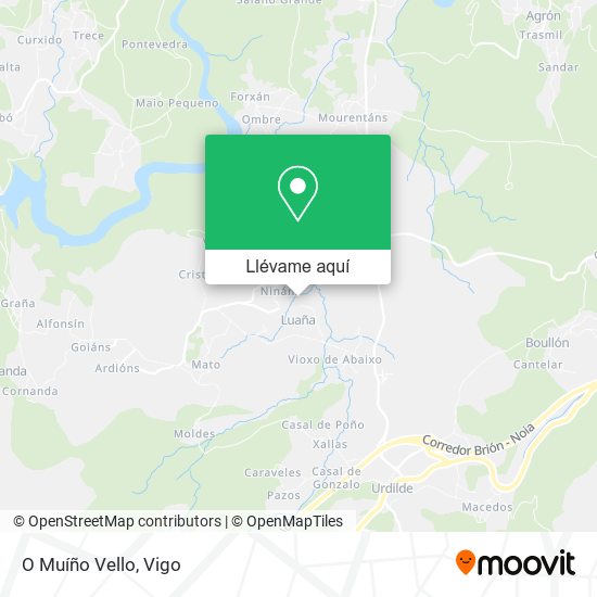 Mapa O Muíño Vello
