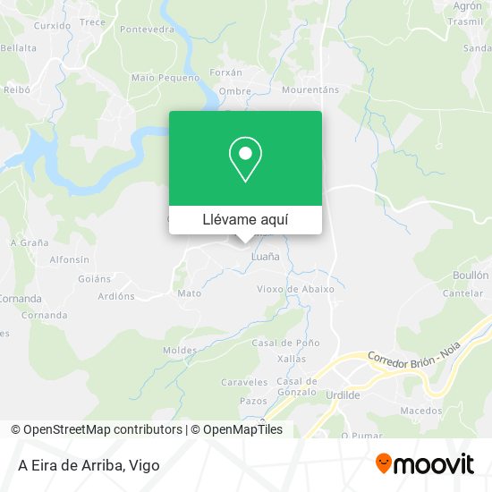 Mapa A Eira de Arriba