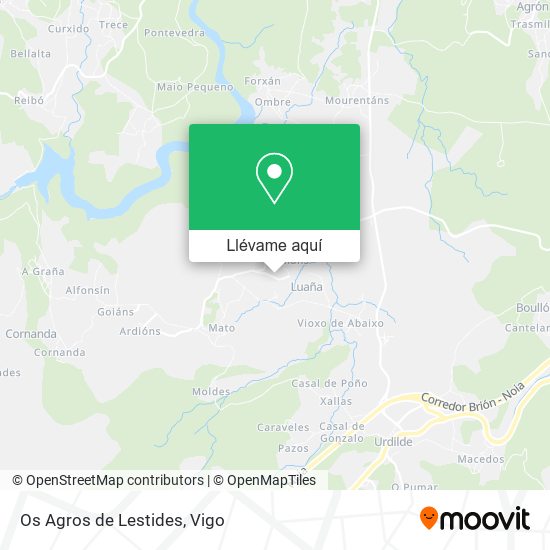 Mapa Os Agros de Lestides