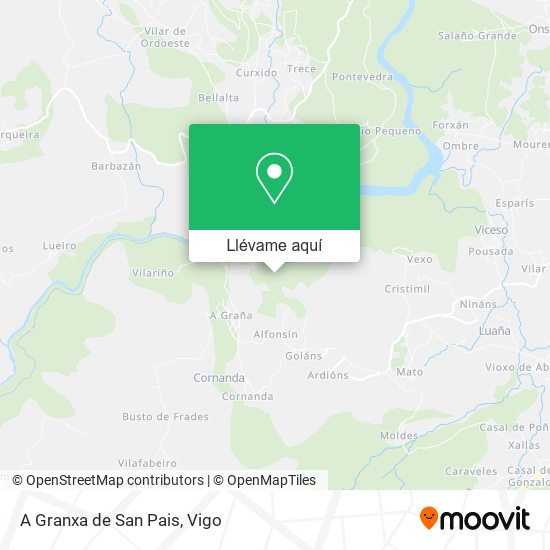 Mapa A Granxa de San Pais