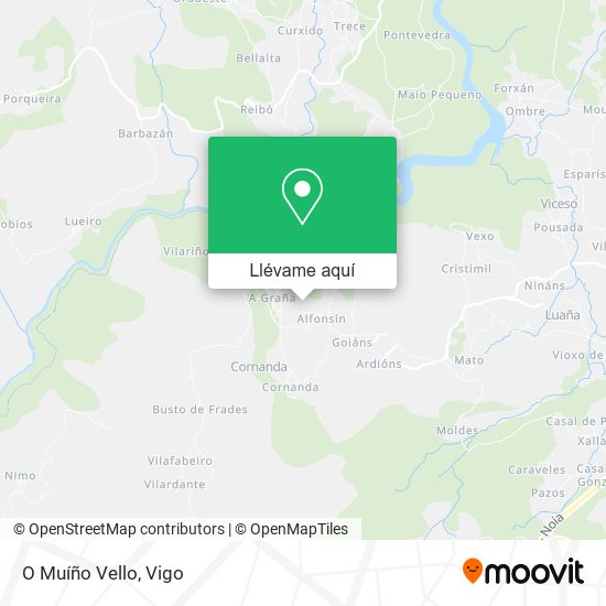 Mapa O Muíño Vello