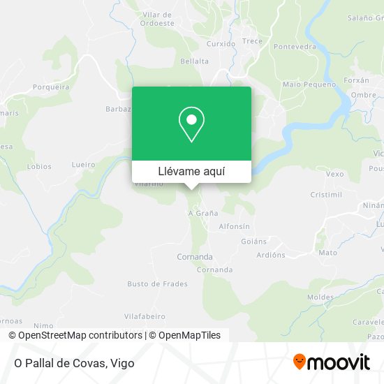 Mapa O Pallal de Covas