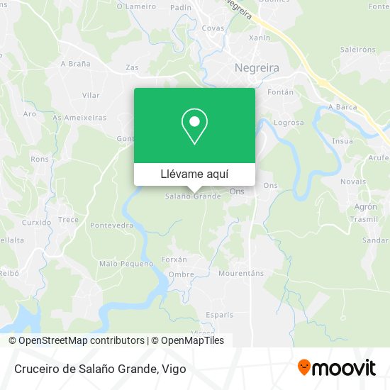 Mapa Cruceiro de Salaño Grande