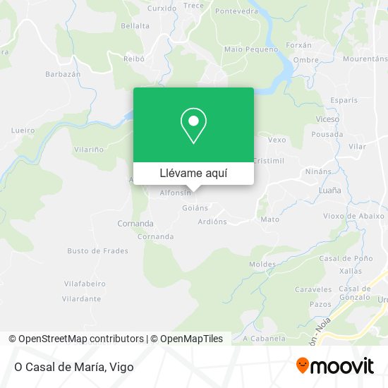 Mapa O Casal de María