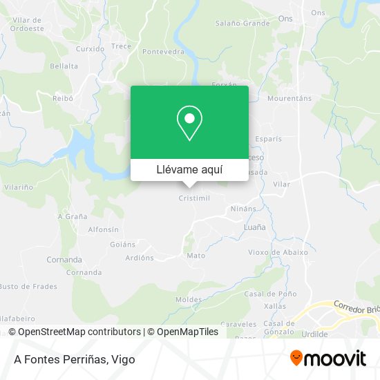 Mapa A Fontes Perriñas