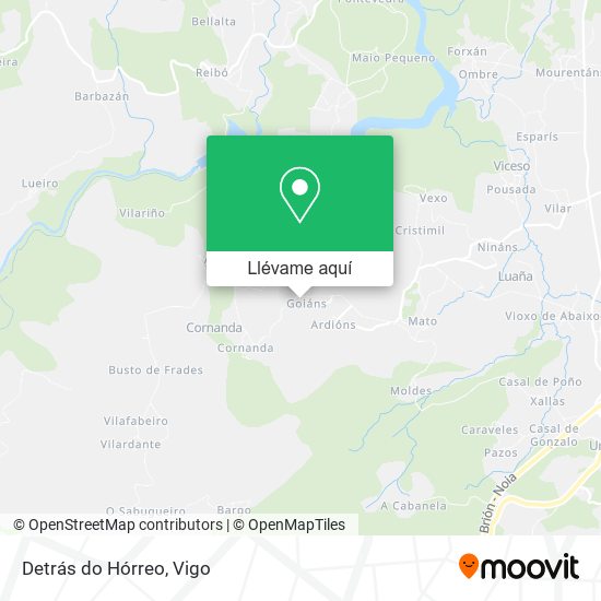 Mapa Detrás do Hórreo