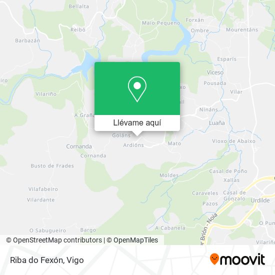 Mapa Riba do Fexón