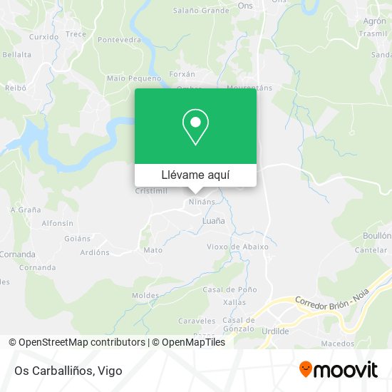 Mapa Os Carballiños