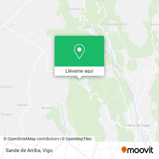 Mapa Sande de Arriba