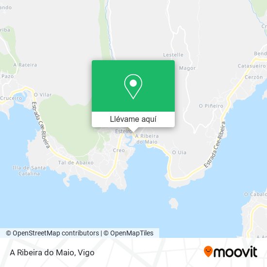 Mapa A Ribeira do Maio