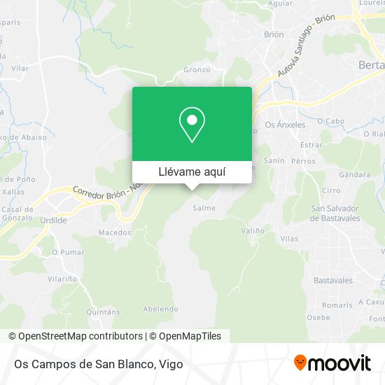 Mapa Os Campos de San Blanco