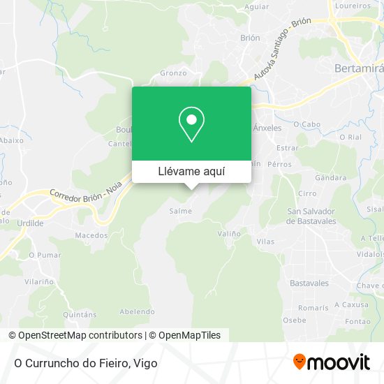 Mapa O Curruncho do Fieiro