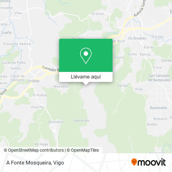 Mapa A Fonte Mosqueira
