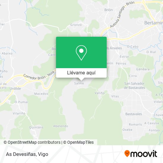 Mapa As Devesiñas