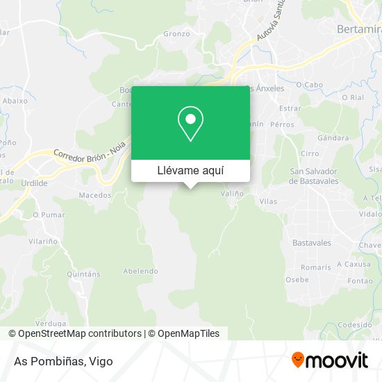 Mapa As Pombiñas