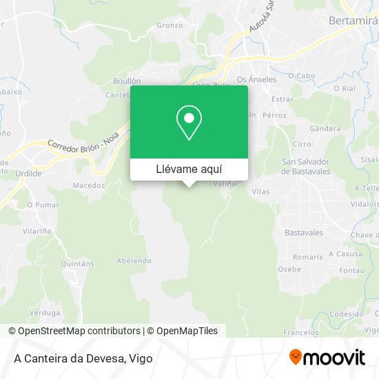 Mapa A Canteira da Devesa