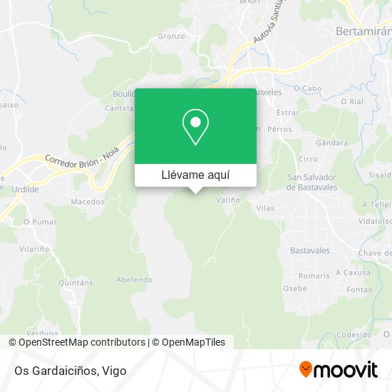 Mapa Os Gardaiciños