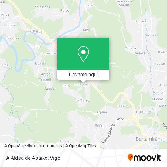 Mapa A Aldea de Abaixo