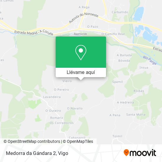 Mapa Medorra da Gándara 2