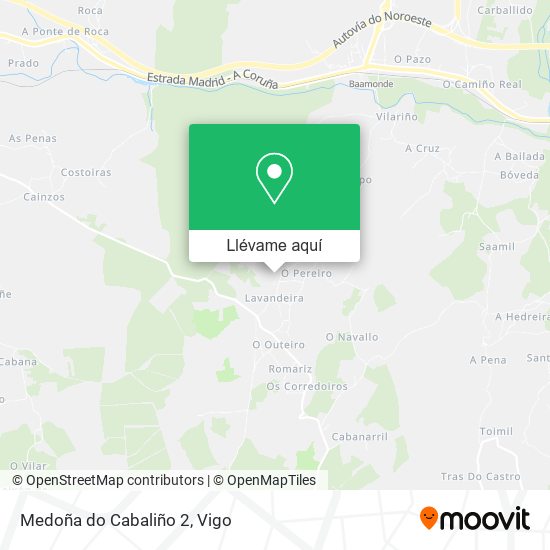 Mapa Medoña do Cabaliño 2