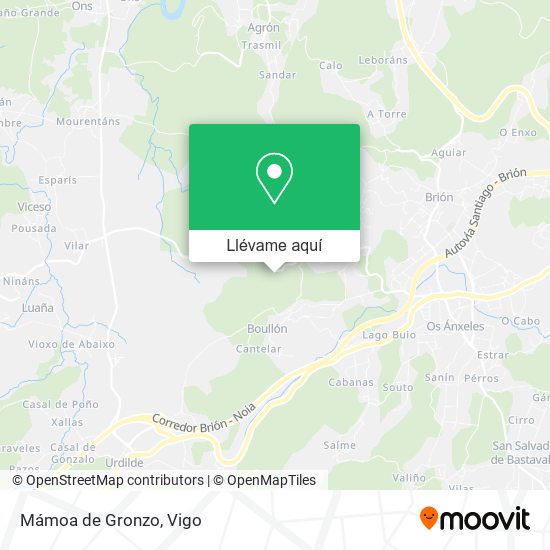 Mapa Mámoa de Gronzo