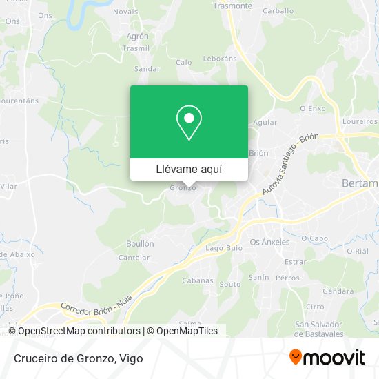 Mapa Cruceiro de Gronzo