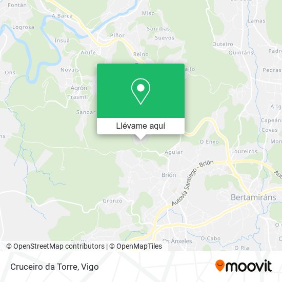 Mapa Cruceiro da Torre