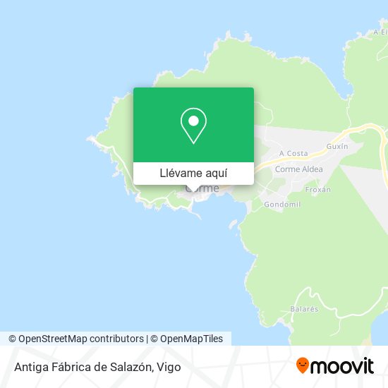 Mapa Antiga Fábrica de Salazón