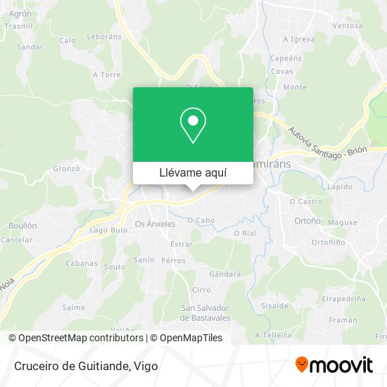 Mapa Cruceiro de Guitiande