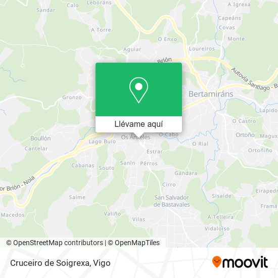 Mapa Cruceiro de Soigrexa