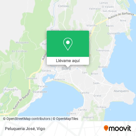 Mapa Peluqueria José