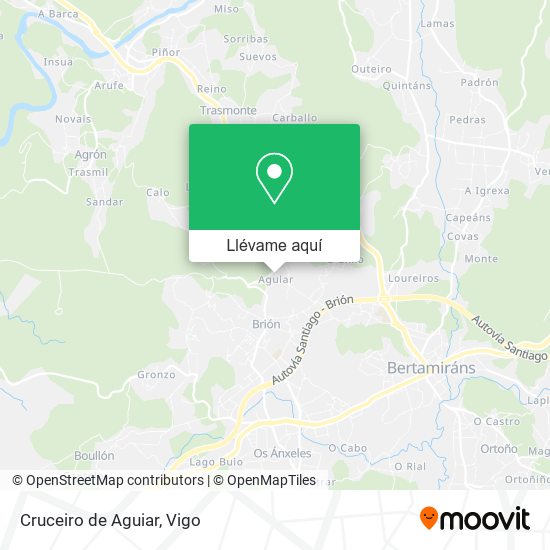 Mapa Cruceiro de Aguiar