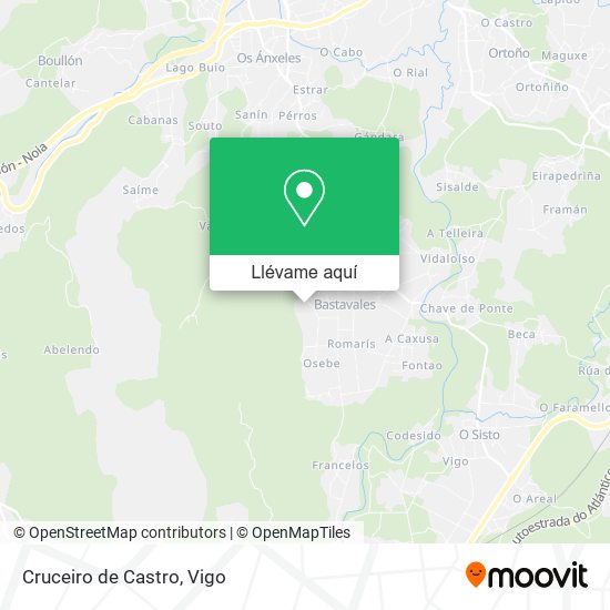 Mapa Cruceiro de Castro