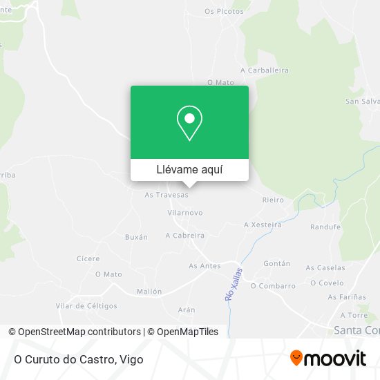 Mapa O Curuto do Castro