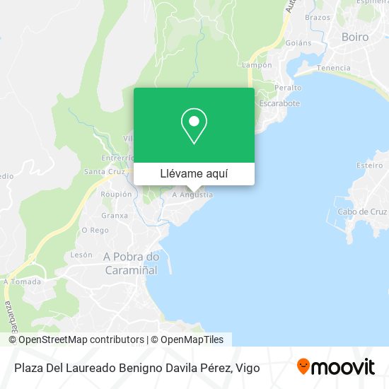Mapa Plaza Del Laureado Benigno Davila Pérez