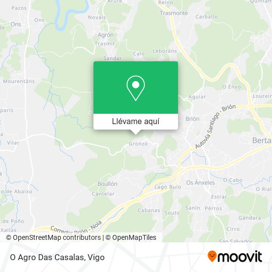 Mapa O Agro Das Casalas