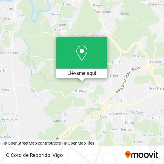 Mapa O Coto de Reborido