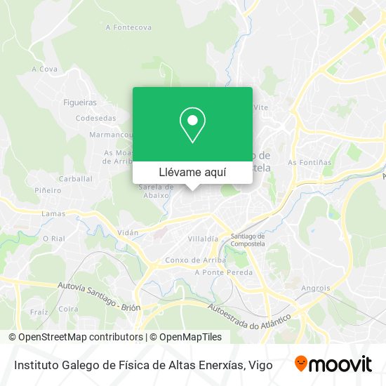 Mapa Instituto Galego de Física de Altas Enerxías