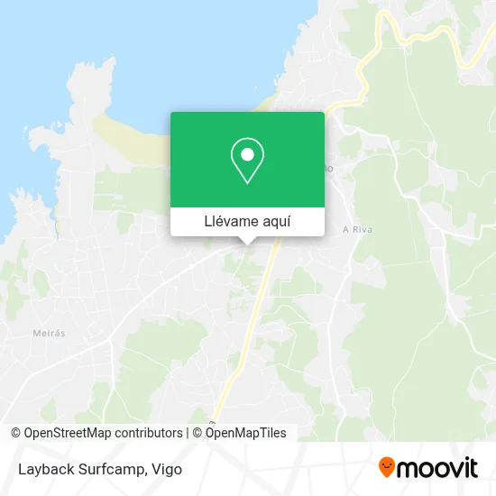 Mapa Layback Surfcamp