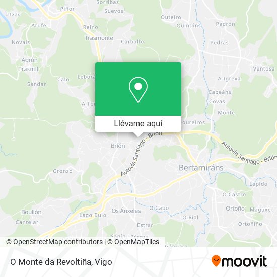 Mapa O Monte da Revoltiña