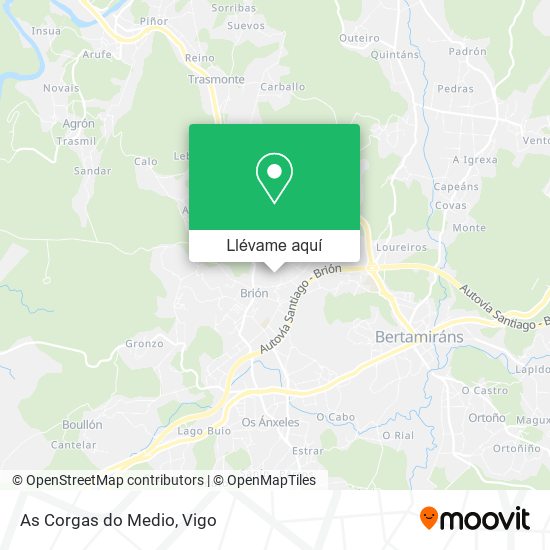 Mapa As Corgas do Medio