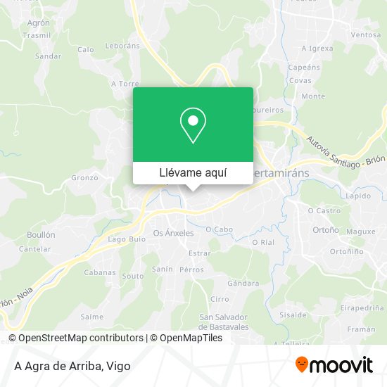 Mapa A Agra de Arriba
