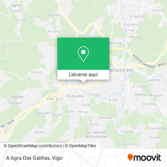 Mapa A Agra Das Galiñas