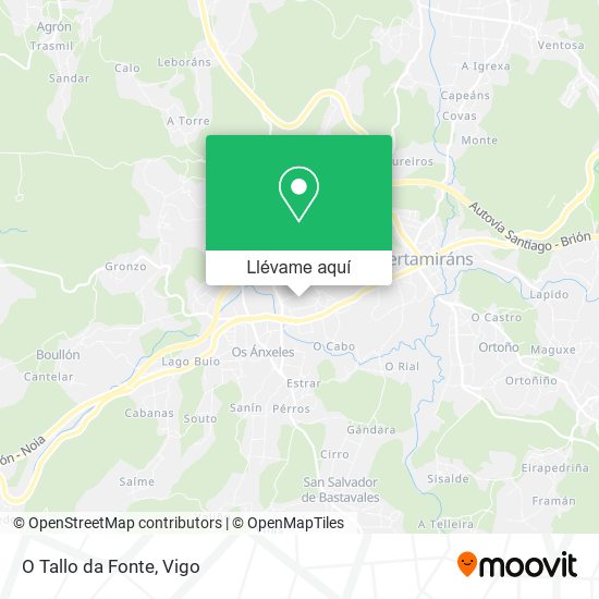 Mapa O Tallo da Fonte