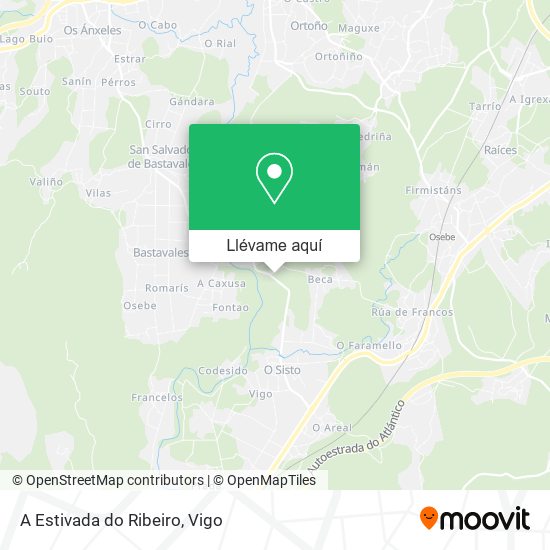 Mapa A Estivada do Ribeiro