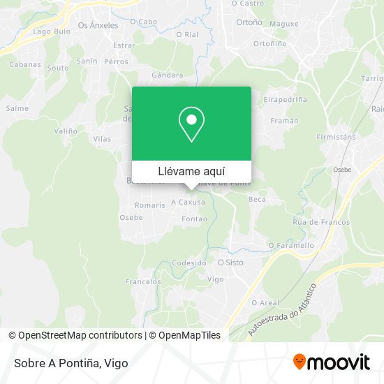 Mapa Sobre A Pontiña