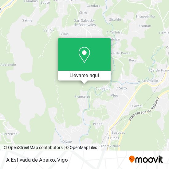 Mapa A Estivada de Abaixo