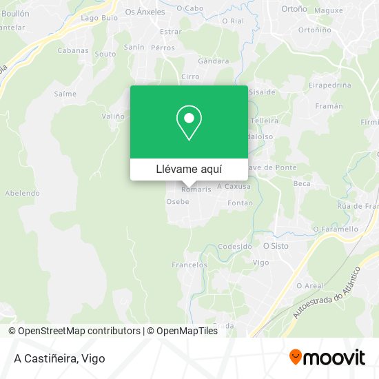 Mapa A Castiñeira