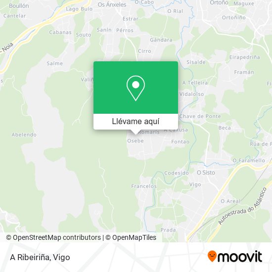 Mapa A Ribeiriña