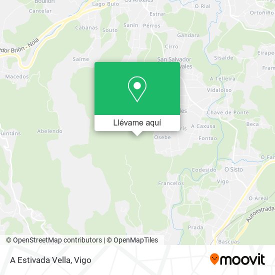 Mapa A Estivada Vella